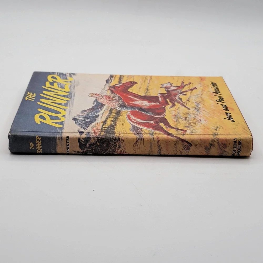 Jane and Paul Annixter The Runner Hardcover Holiday House Horse Story Good